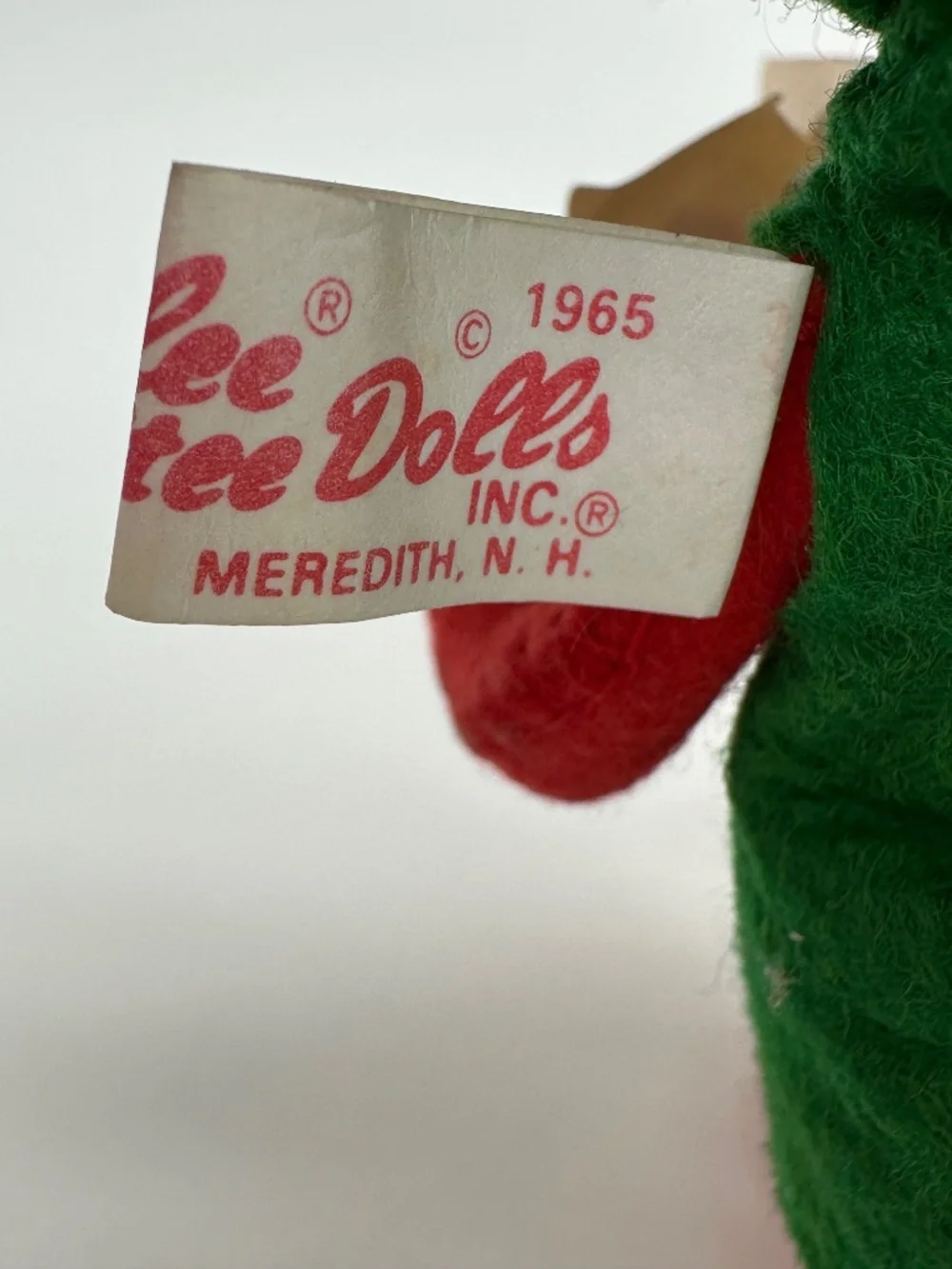 Vintage 1965 ANNALEE Doll MOUSE singing CHRISTMAS CAROLING Trapper Hat 6